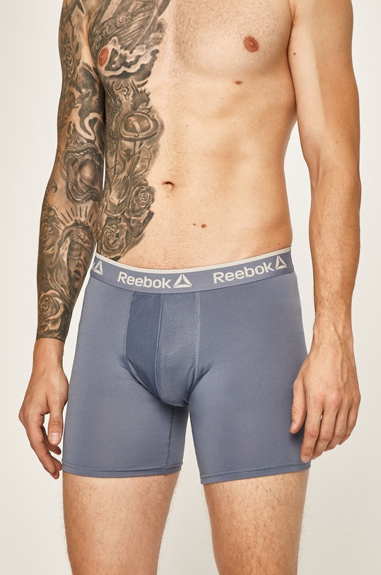 Reebok - Boxerky (2-pack) F8188 přiléhavé boxerky modrá F8188
