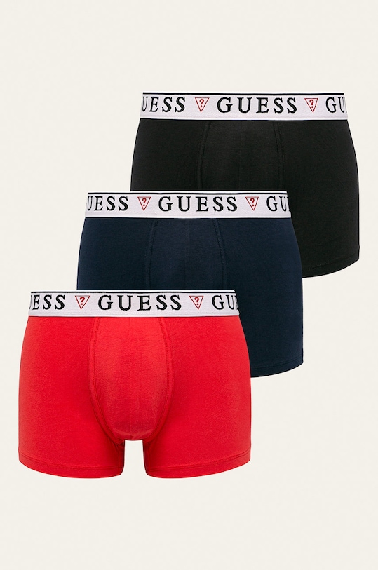 Guess Jeans - Bokserki (3 pack) bokserki dopasowane czarny U97G01.JR003