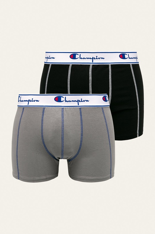 Champion - Boxerky (2 pack) Y081T pletenina šedá Y081T