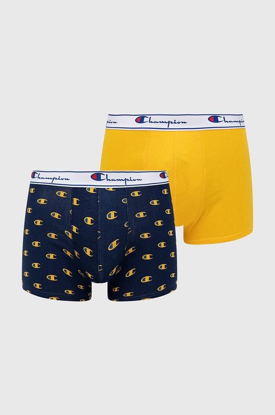 Champion - Bokserki (2 pack) Y081W wzorzyste granatowy Y081W