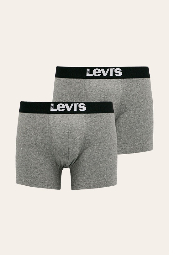 Boxerky Levi's (2 pack) pletenina šedá 37149.0188