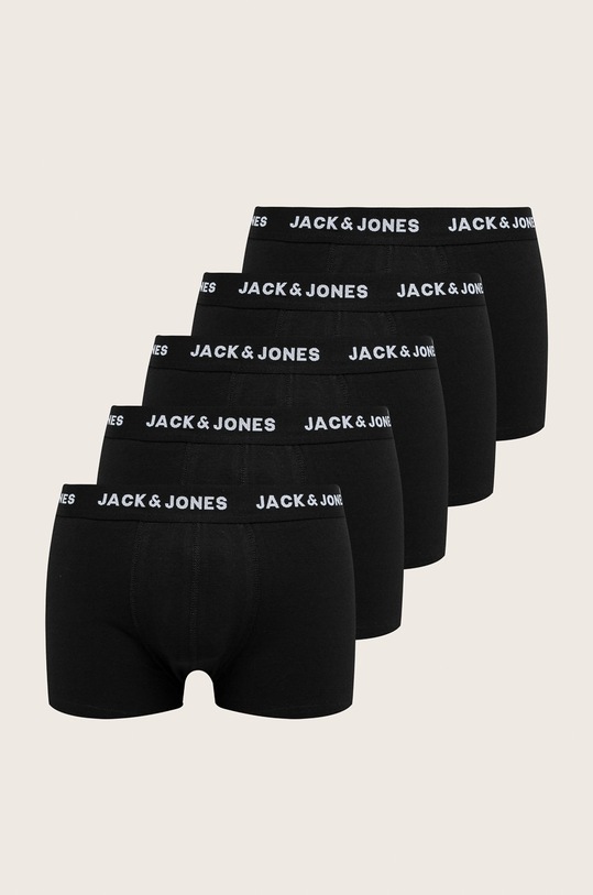 Odzież Jack & Jones - Bokserki (5-pack) 12142342 czarny