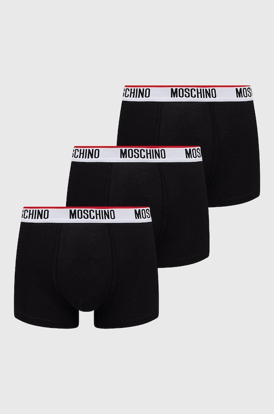 Moschino Underwear Bokserki (3-pack) dzianina czarny 4706.5670