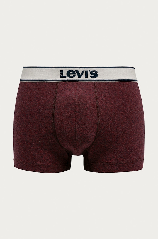 Levi's - Боксери (2-pack) трикотаж бордо 37149.0391