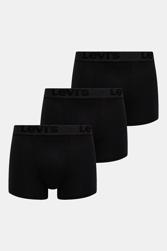 Levi's - Боксеры (3-pack) трикотаж чёрный 37149.0299
