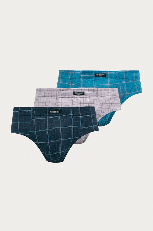 Henderson - Slipy (3-pak) bavlna tyrkysová 1446.K505