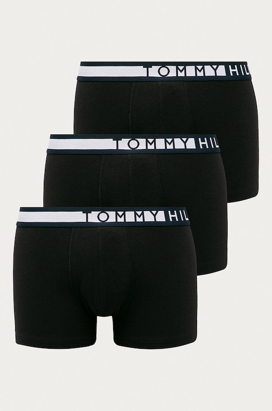 Tommy Hilfiger - Μποξεράκια (3-pack) εφαρμοστό σορτς μπόξερ μαύρο UM0UM01234.NOS