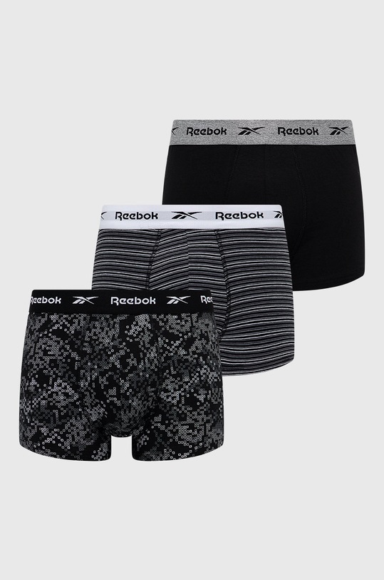Reebok Bokserki (3-pack) F8330 dzianina czarny F8330