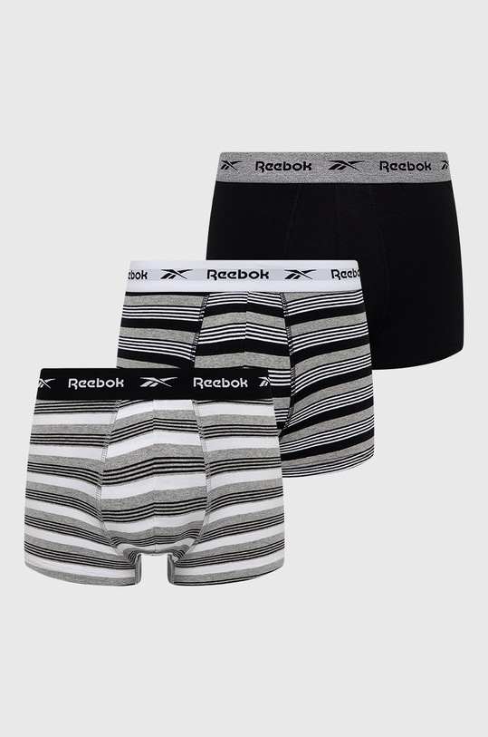 Reebok Bokserki (3-pack) F8333 wzorzyste czarny F8333