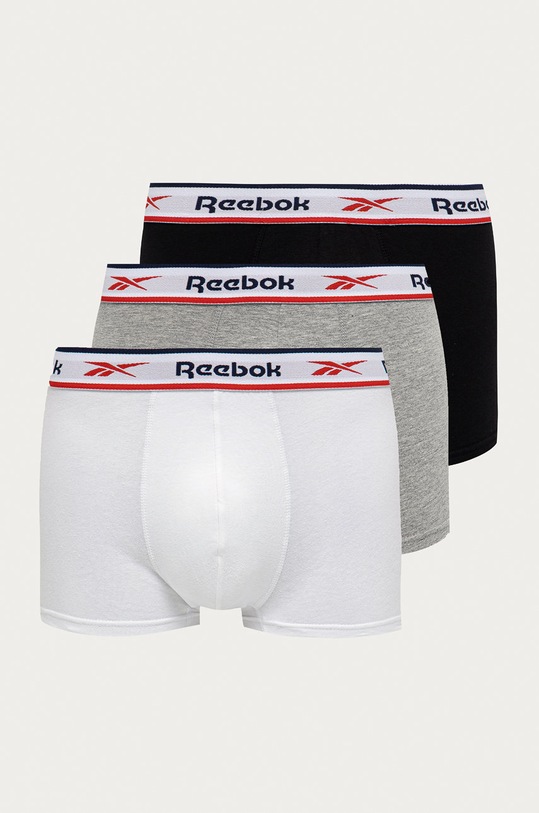 Boxerky Reebok F8337 ( 3-pak) pletenina bílá F8337