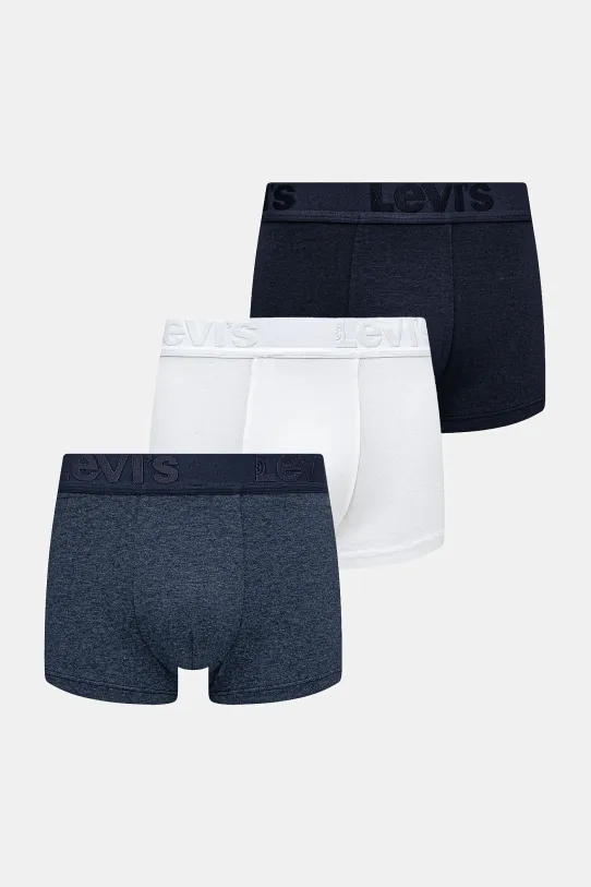 Levi's - Боксеры (3-pack) трикотаж тёмно-синий 37149.0429