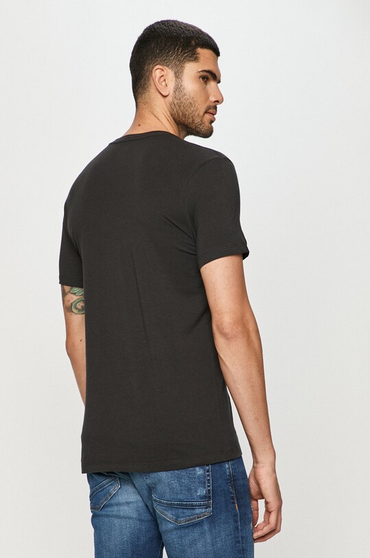 Levi's tricou (2-pack) 37152.0003 negru AA00