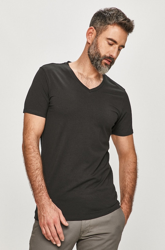 Levi's - T-shirt Premium (2-PACK) bawełna czarny 37152.0006