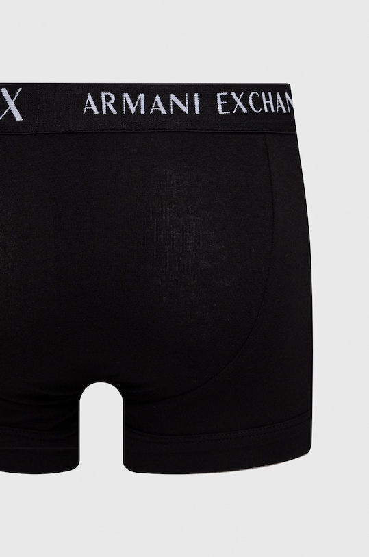 Boxerky Armani Exchange (2-pak) 956001.CC282 černá AA00