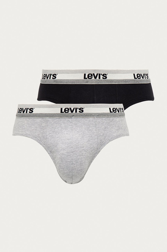 Levi's Slipy (2-pack) dzianina szary 37149.0553