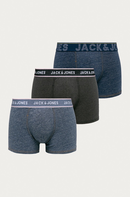 Jack & Jones - Bokserki (3-pack) dzianina szary 12168858