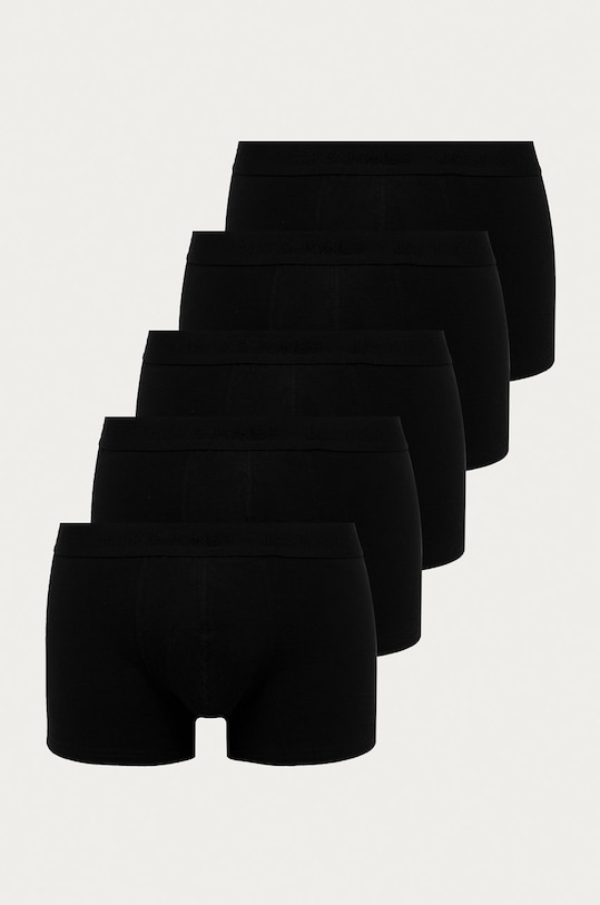 Jack & Jones - Boxerky (5-pak) pletenina čierna 12176266