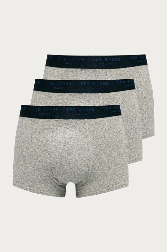 Ted Baker - Боксеры (3-pack) трикотаж серый 170098