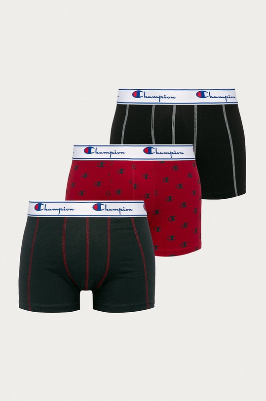Champion - Boxerky (2-Pack) Y081W.3P pletenina černá Y081W.3P