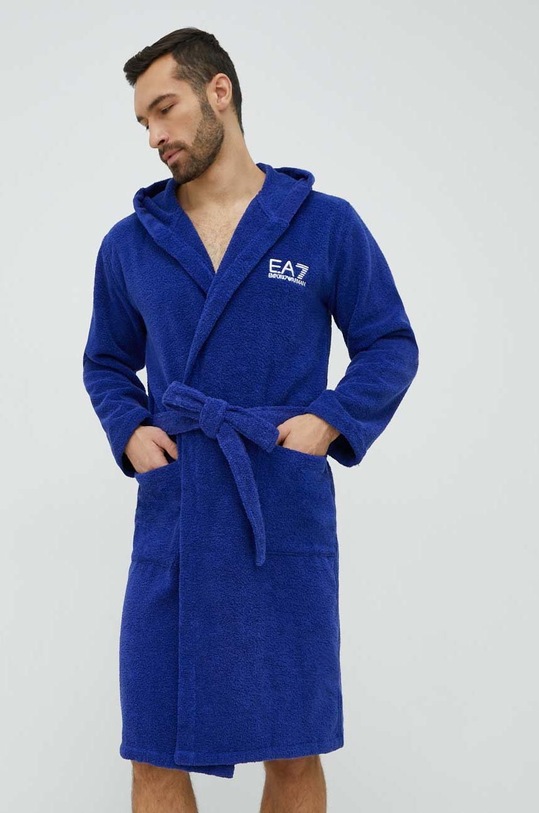 EA7 Emporio Armani Халат памук тъмносин 904018.CC791