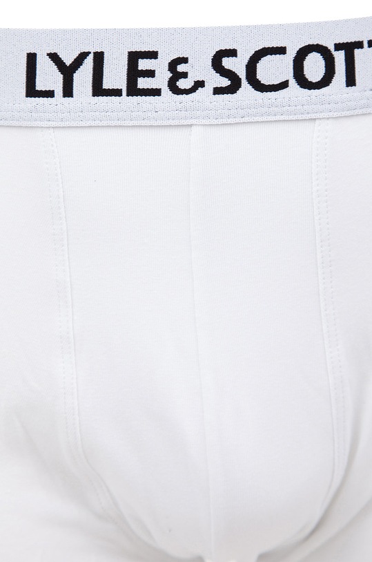 Odzież Lyle & Scott - Bokserki BARCLAY (3-PACK) BARCLAY.001 biały