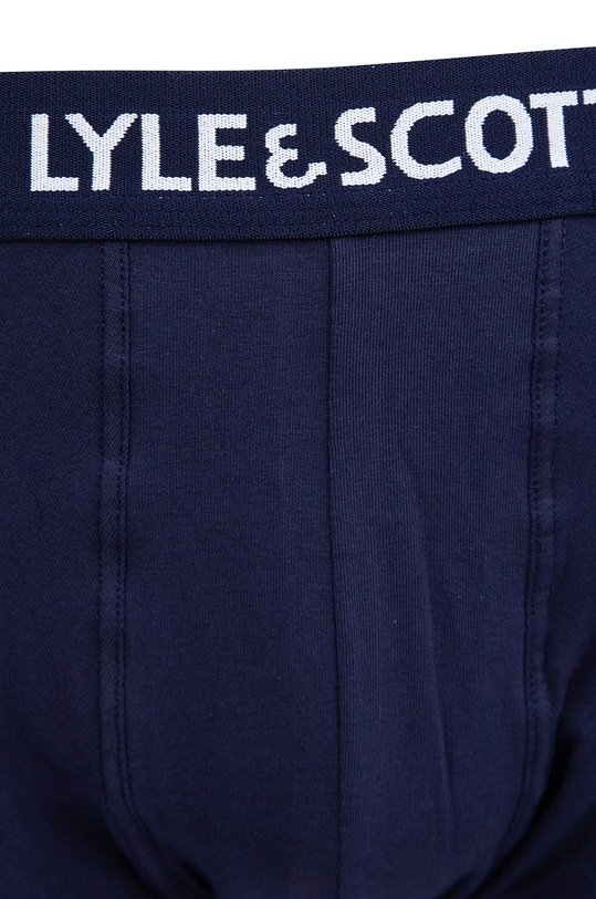 Odzież Lyle & Scott - Bokserki BARCLAY (3-PACK) BARCLAY.158 granatowy