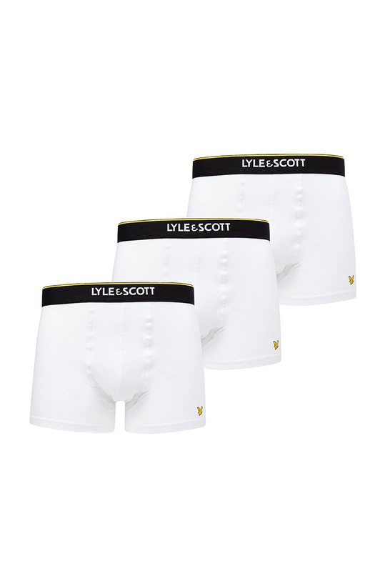 Lyle & Scott Bokserki (3-PACK) bawełna biały FERGUS.037