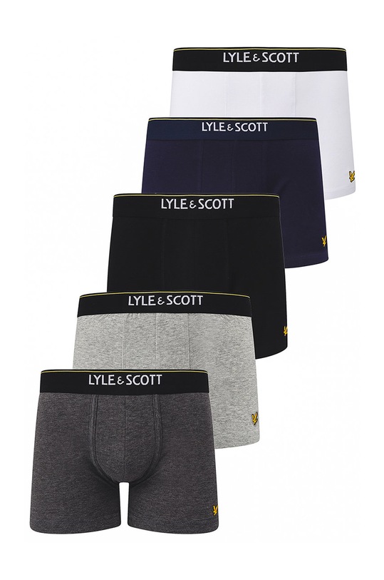 Lyle & Scott - Bokserki JACKSON (5-PACK) bawełna multicolor JACKSON.151