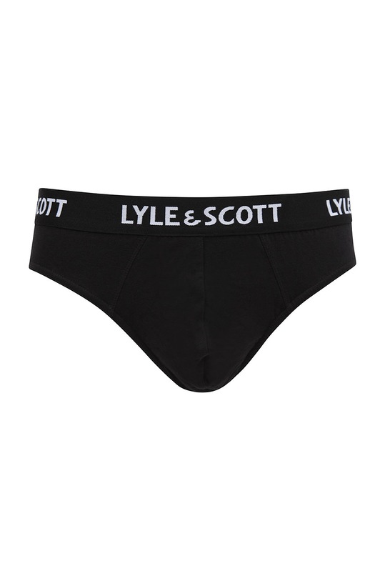 Lyle & Scott - Slipy OWEN (3-PACK) OWEN.168 czarny AA00