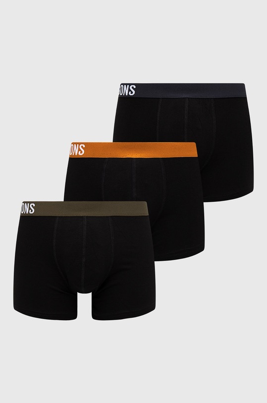 Only & Sons Bokserki (3-pack) dzianina czarny 22021058