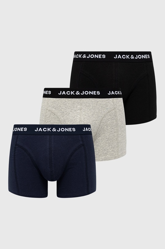 Jack & Jones Bokserki (3-pack) dzianina czarny 12160750