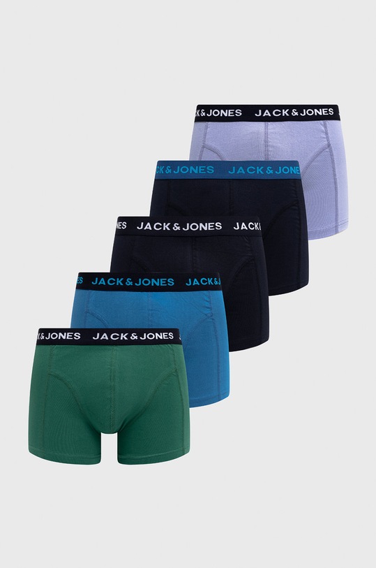 Jack & Jones Bokserki (5-pack) dzianina granatowy 12192798