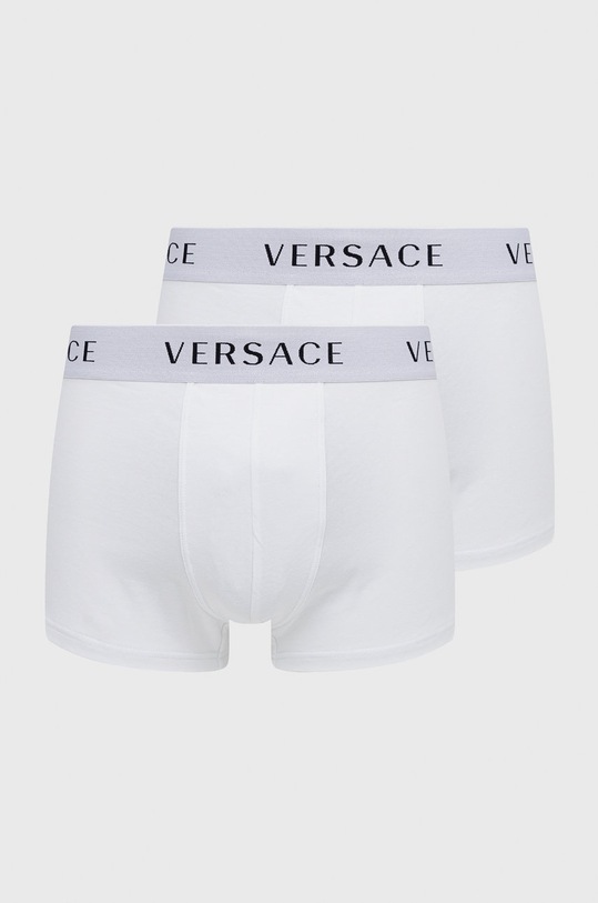 Boxerky Versace ( 2-pack) pletenina bílá AU04020.NOS