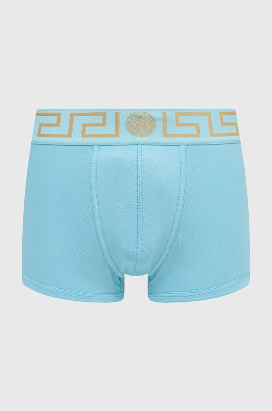 Boxerky Versace pletenina modrá AU10026.NOS