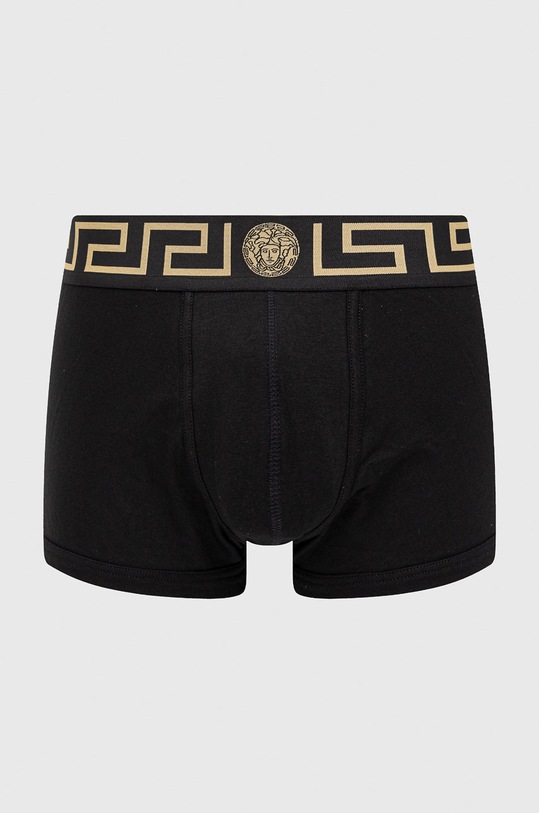 Versace bokserki dzianina czarny AU10026.NOS