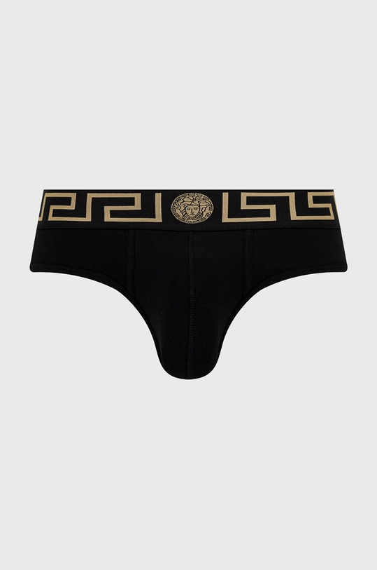 Versace Slipy (2-pack) AU10180.NOS czarny AA00