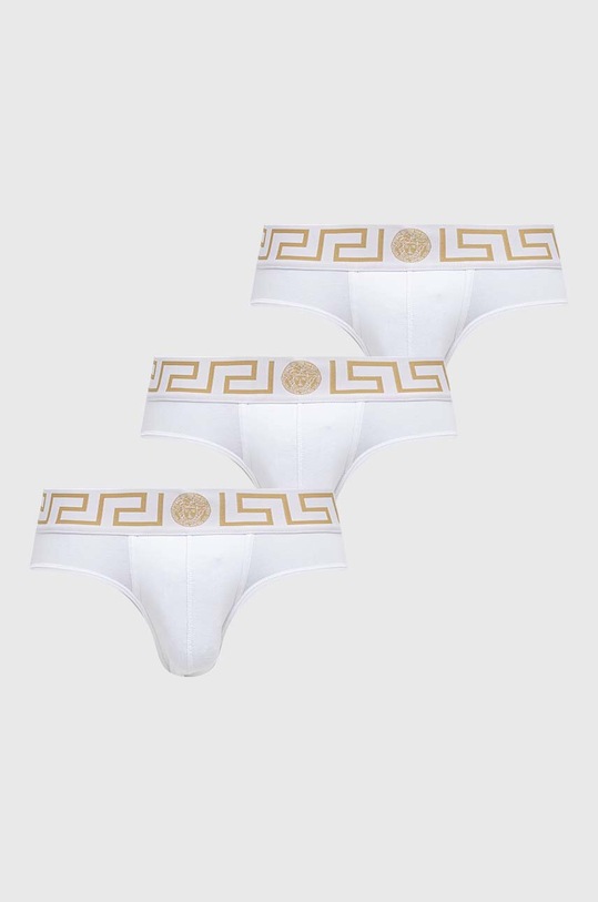 Slipy Versace bavlna biela AU10327.NOS