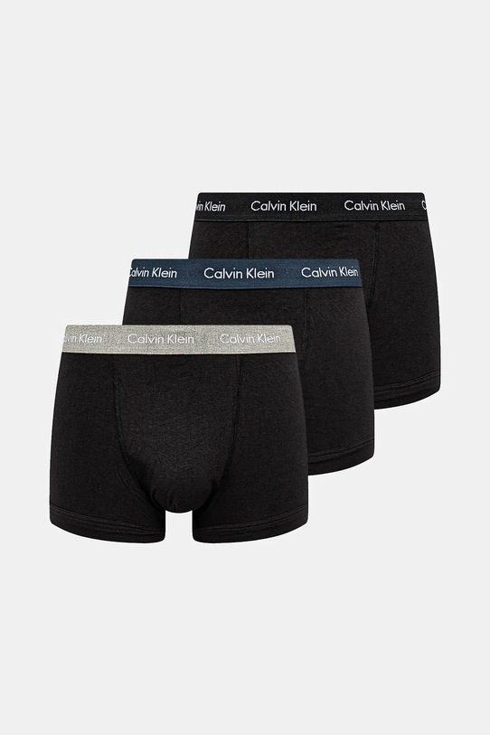 Boksarice Calvin Klein 3-pack Pletenina črna 0000U2662G.NOS