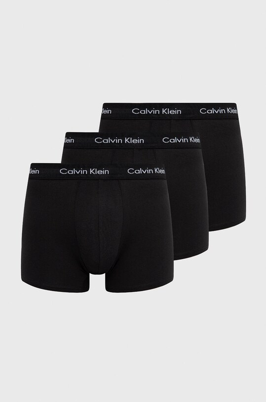Calvin Klein boxeri (3-pack) boxeri negru 000NB1770A.NOS