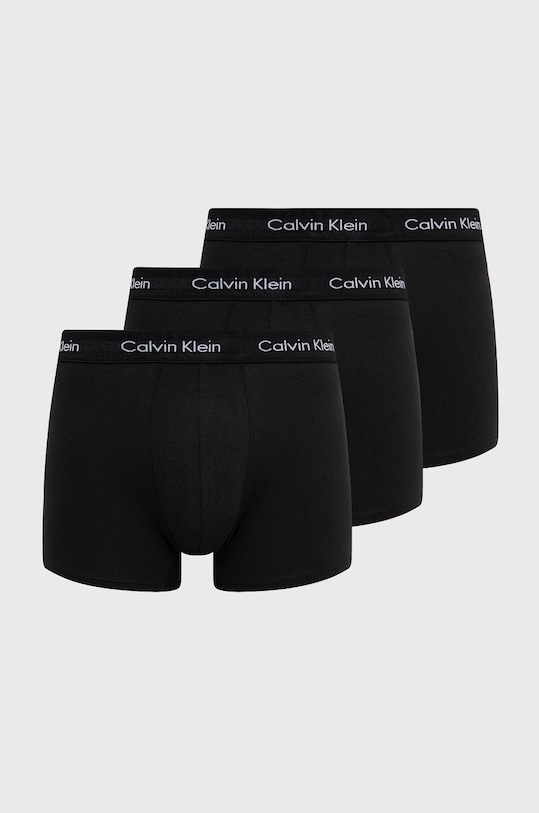 Calvin Klein boxeri (3-pack) boxeri negru 000NB1770A.NOS