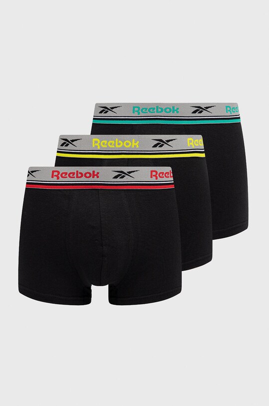 Reebok Bokserki (3-pack) U5.F8367 dzianina czarny U5.F8367