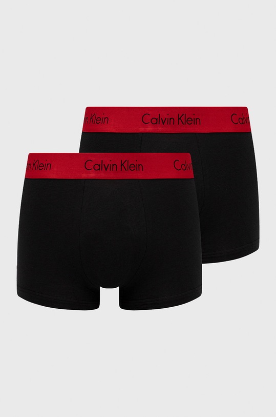 Boxerky Calvin Klein Underwear pletenina černá 000NB1463A.NOS