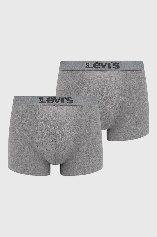 Боксеры Levi's (2-pack) трикотаж серый 37149.0733