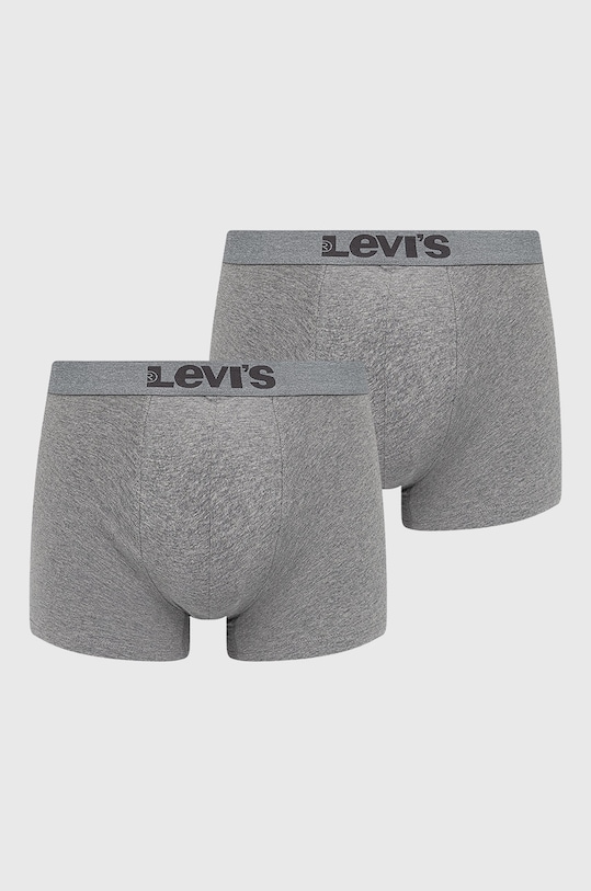 Боксери Levi's (2-pack) трикотаж сірий 37149.0733