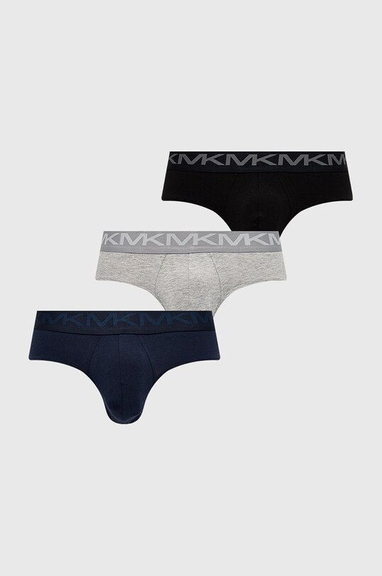 Слипы MICHAEL Michael Kors (3-pack) трикотаж тёмно-синий 6BR1L10033