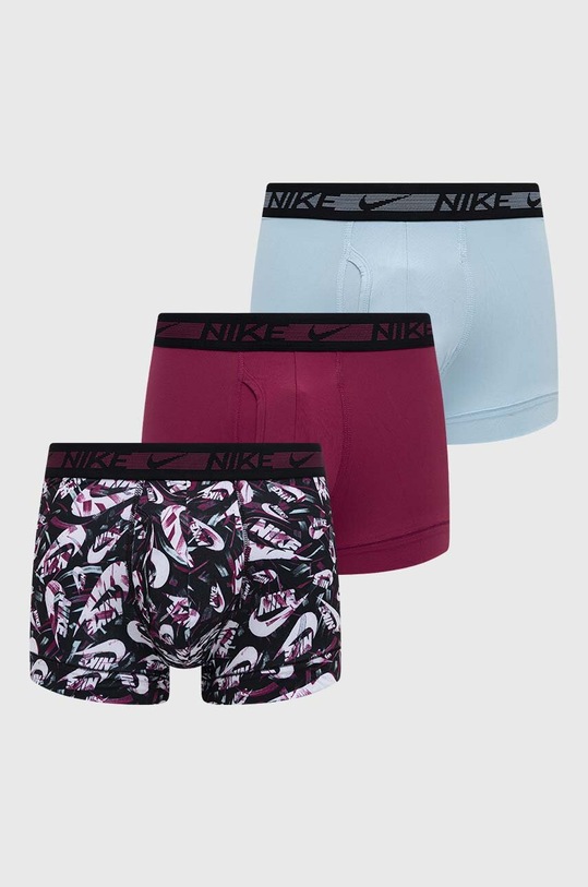 Nike boxeralsó sima burgundia KE1152