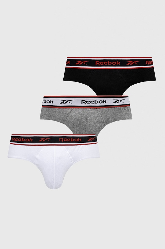 Reebok slipy (3-pack) C8241 dzianina czarny C8241