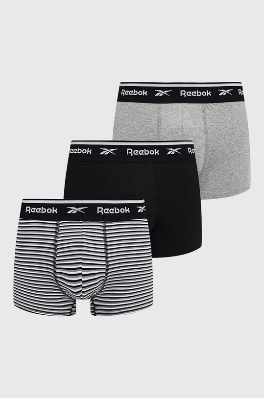 Reebok boxeri F8397 (3-pack) cu modele negru F8397