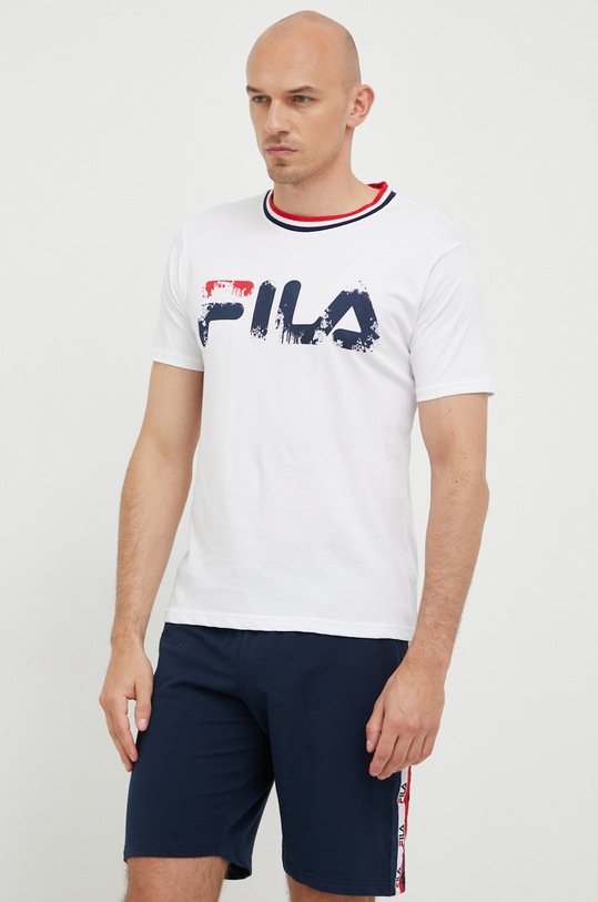 Pyžamo Fila FPS1096 bílá AA00