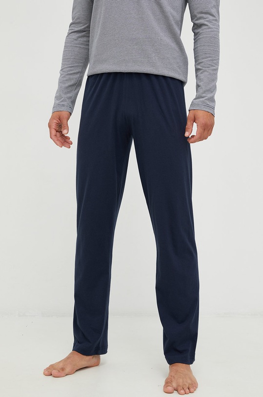 Tom Tailor piżama bawełniana granatowy 71112.5607.632